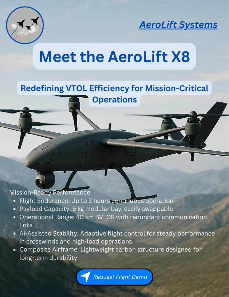 AeroLift Systems Drone Mock Copy