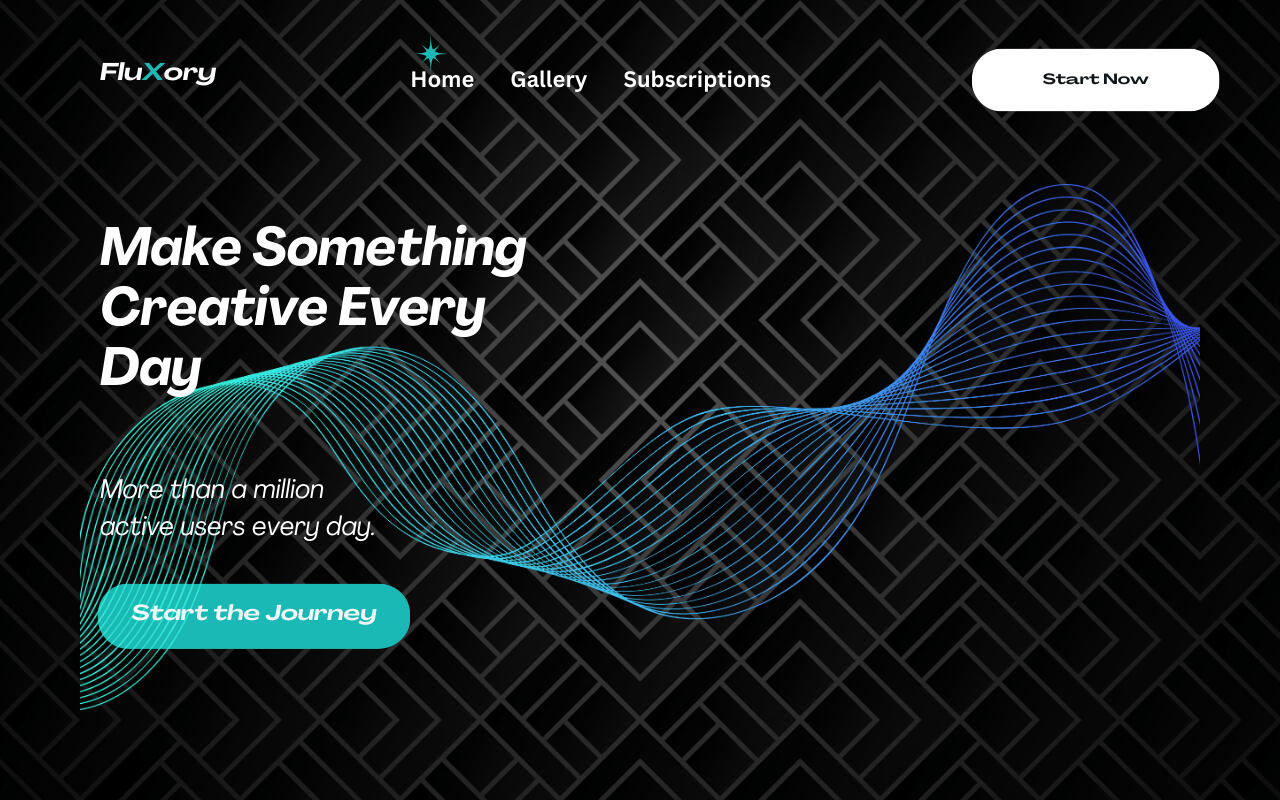 FluXory Mock Website Copy